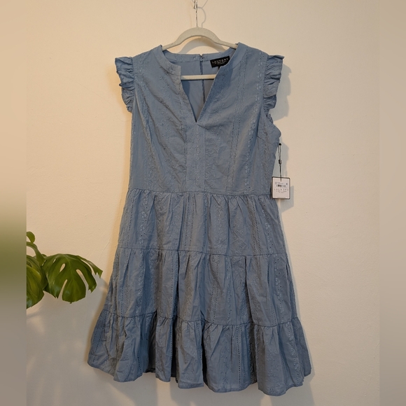 Laundry By Shelli Segal Denim Blue Dress - Picture 3 of 7